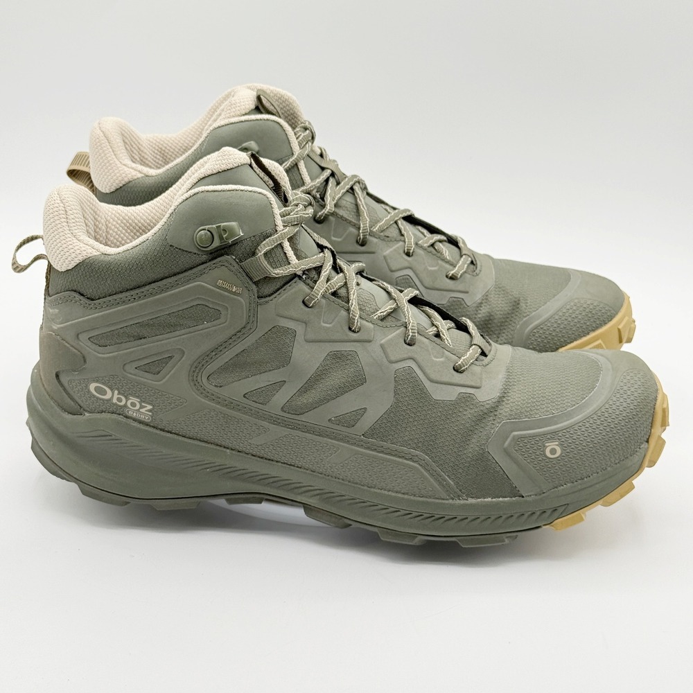 Oboz Katabatic Mid B-Dry Hiking Boots Size 12 Mens Evergreen
